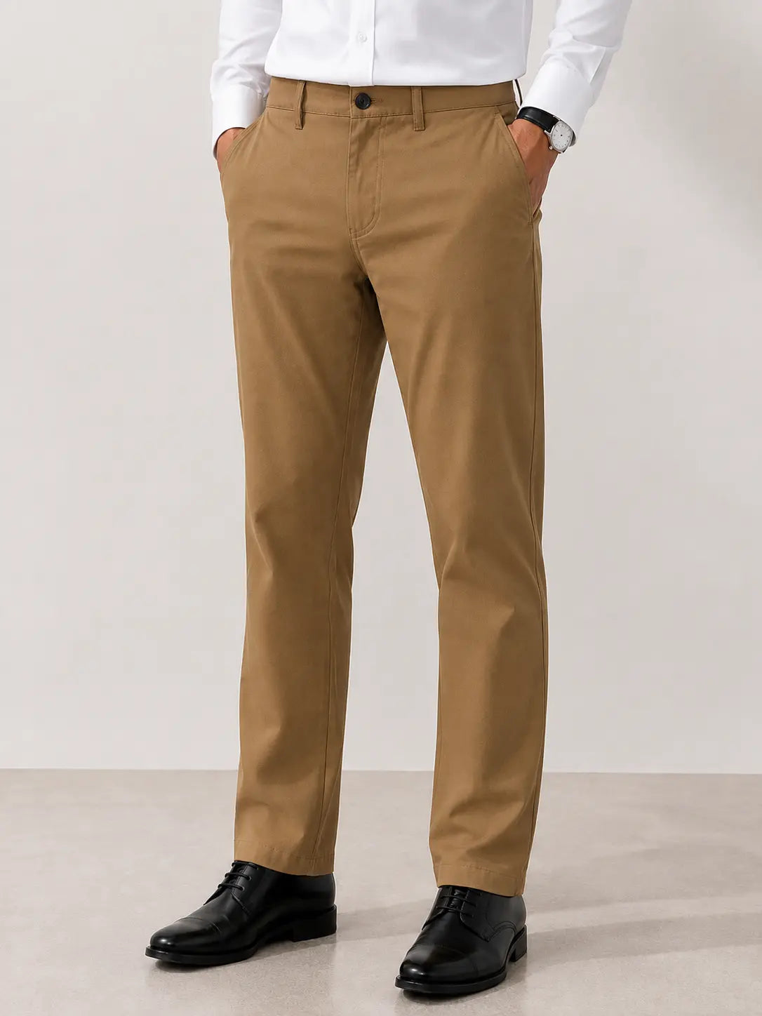 Camel Cotton Chino