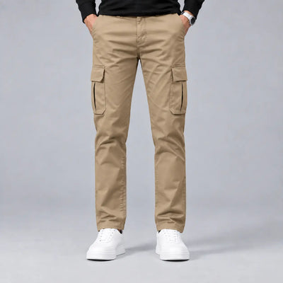 Beige Cargo Trouser