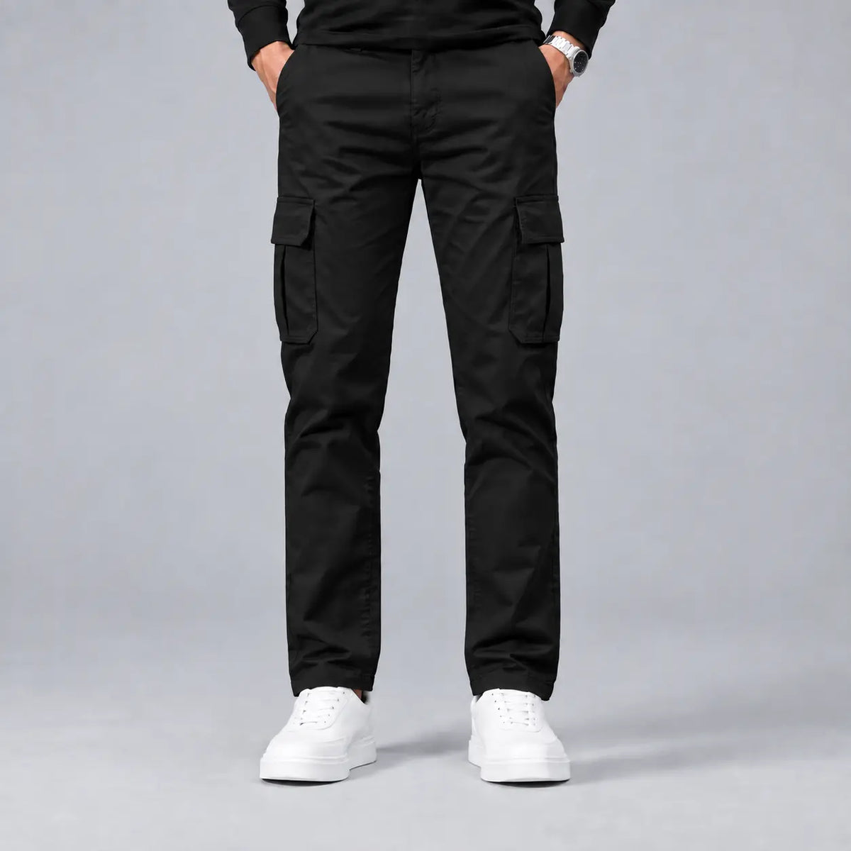 Black Cargo Trouser